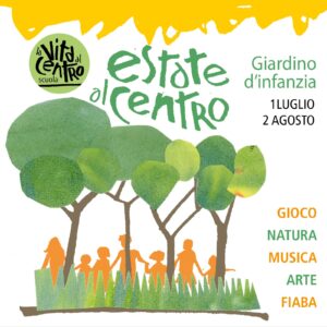 estate al centro giardino d'infanzia